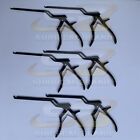 Kerrison Rongeur Bayonet Set Of 6pcs 9 Inch  Spine Surgery German Punch Rongeurs