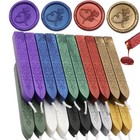 20 Pcs Mixed Color Sealing Wax Sticks With Wicks For Letter Seal Wax Stamp  A   