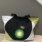 Vintage Bp Amoco Corporate Canvas Tote Bag Petroliana Oil Advertising
