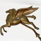 Antique Mobil Oil Mobil Gas Pegasus Metal Weathervane Top 11x10 - Send An Offer