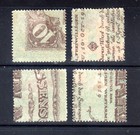 Latvia Semi-postal 1920 Scott  B1-4 Unused Vf