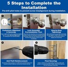 U 9585 Stainless Steel Door Reinforcement Plate W  Security Strike