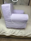 Pottery Barn Anywhere Kids My First Chair   Cover Lavender With White Piping
