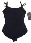 Gilda Marx Strappy Back Leotard Bodysuit Camisole Bra   7163008 Black New Women