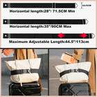 2-in-1 Travel Belt For Luggage Straps Add A Bag Bungees Luggage Strap Over Handl