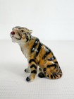 Vintage Bengal Tiger Bone China Figurine 3 5 h Nice  Read