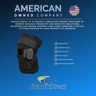 Plus Size External Hinged Knee Brace With Compression Wrap For Big   Wide Thighs