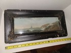 Antique Painting Sailboat Water Seashore Beach Sailing Ship Boat Waves Sea Beach