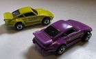 Hot Wheels  Porsche 930 Lot Lime And Purple  148 Diecast Nice Rare Loose