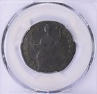 1787 Connecticut Colonial Half Penny 1 2 P Draped Bust Left Pcgs Vg Env Damage