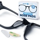 Clear Silicone Eyeglass Nose Pads - 12 Pairs Anti-slip Stick-on Adhesive For Gla
