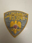 Vintage Coralville Police Iowa Cloth Shoulder Patch Obsolete