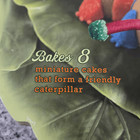 Williams Sonoma Nordic Ware Caterpillar Cakelet Pan Baking