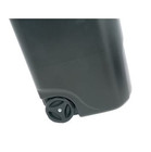 Rubbermaid 50 Gal Lon Roughneck Wheeled Plastic Garage Trash Can  Black