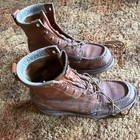 Thorogood 814-4200 Brown Leather Lace-up Work Boots Astm F2892-18 9 5d Usa