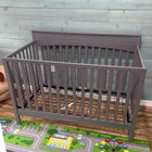 Cunas Para Bebes Convertible Cama Para Ni  os Marco Wooden Baby Crib Gray New