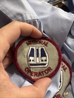 Vintage Wmata Metrorail Operator Uniform Shirt Blue Short Sleeve 16x33 