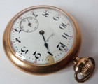 Antique Mens 972 Hamilton 20 Years Gold Filled Case Lever Set Pocket Watch Runs