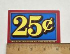 25c Malfunction Voids All Pays   Plays Sticker Konami  Igt  Wms  Bally    Others