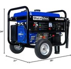 Duromax Xp5500e Gas Powered Portable Generator-5500 Watt Electric Start-camping 