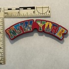 New York Curved Letter Magnet Landmark Travel Souvenir Nyc Magnet