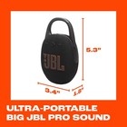 New Jbl Clip 5 Portable Wireless Bluetooth Speaker Black