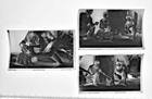 3 Vintage Photo Negatives Ocelot Wild Cat Exotic Animal Mid Century A6l