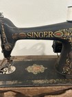 Antique Singer Model 66 Red Eye Motor Driven Sewing Machine W Hard Case 1921