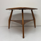Mid Century Modern Solid Wood Guitar Pick 17  X 25  Triangular Side end Table
