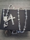 Rosario De Plata 925  24  4mm  Catholic Silver Rosary Plata Real Autentica