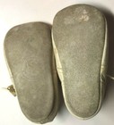Vintage Mrs  Day   s 1950   s White Leather Ideal Baby Shoes Size 1 M  