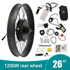 26  1200w Fat Tire Electric Bicycle Motor E-bike Rear Wheel Lcd Conversion Kit