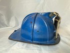 Vtg Cairns Fire Department Classic 1000 Helmet N d o p s  E m a Leather Shield