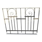 Antique Victorian Iron Gate Window Garden Fence Architectural Salvage Door  029