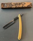 Vintage Dubl Duck Special No  1 Straight Edge Razor Pearlduck Germany W Box