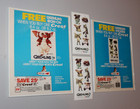 Vintage Original 1980 s Gremlins Crest Display Ad Gizmo Movie Stickers   
