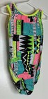 Jam Wear Leos Cm Child Youth Ym Medium Girls Gymnastics Leotard Neon Print