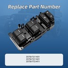 Power Window Master Double Switch For Honda Cr-v Breeze 2017-2022 35750-tly-h31