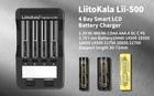 18650 Battery Charger smart Universal Charger Lcd Display Quick Charge Includ   