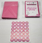 30 Pack Girls Fashion Birthday Party Invitations  Envelopes   Stickers Hot Pink