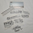 Creative Memories Expressions Of Christmas Vellum Quotes Chiffon Paper Christmas