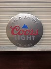 Coors Light Beer Tin Sign New Bar 18  Restaurant Sign Wall Decor Silver