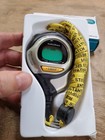 Vintage Radio Shack 63-5017 Multifunction Lcd Quartz Stopwatch In Box  1 100 Sec