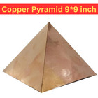 Plain Copper Pyramid For Home   Office Desk Decor For Positive Energy 9 9 Inch
