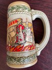 Stroh   s Fire Brewed Beer Stein Heritage Series Vi Mfg By Ceramarte Brazil  96106
