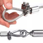 Wire Rope Clamp M5 Stainless Steel U-bolt Fastener Cable Clip 3 16 - 1 4   20pcs