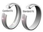 Men   Women Cobalt Chrome Ring Wedding Band - Size 4 To 14 5