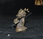 1 4   Chinese Bronze Feng Shui Chinese Zodiac Cute Animal Dragon Statue