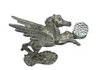 Spoontiques Figurine Pewter Pegasus Fantasy Flying Horse Cmr481 Crystal Ball
