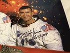 Nasa Apollo 13 Astronaut Fred Haise Signed Photo With Crew 8x10   